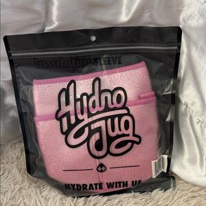 HydroJug Pink Glitter Sleeve